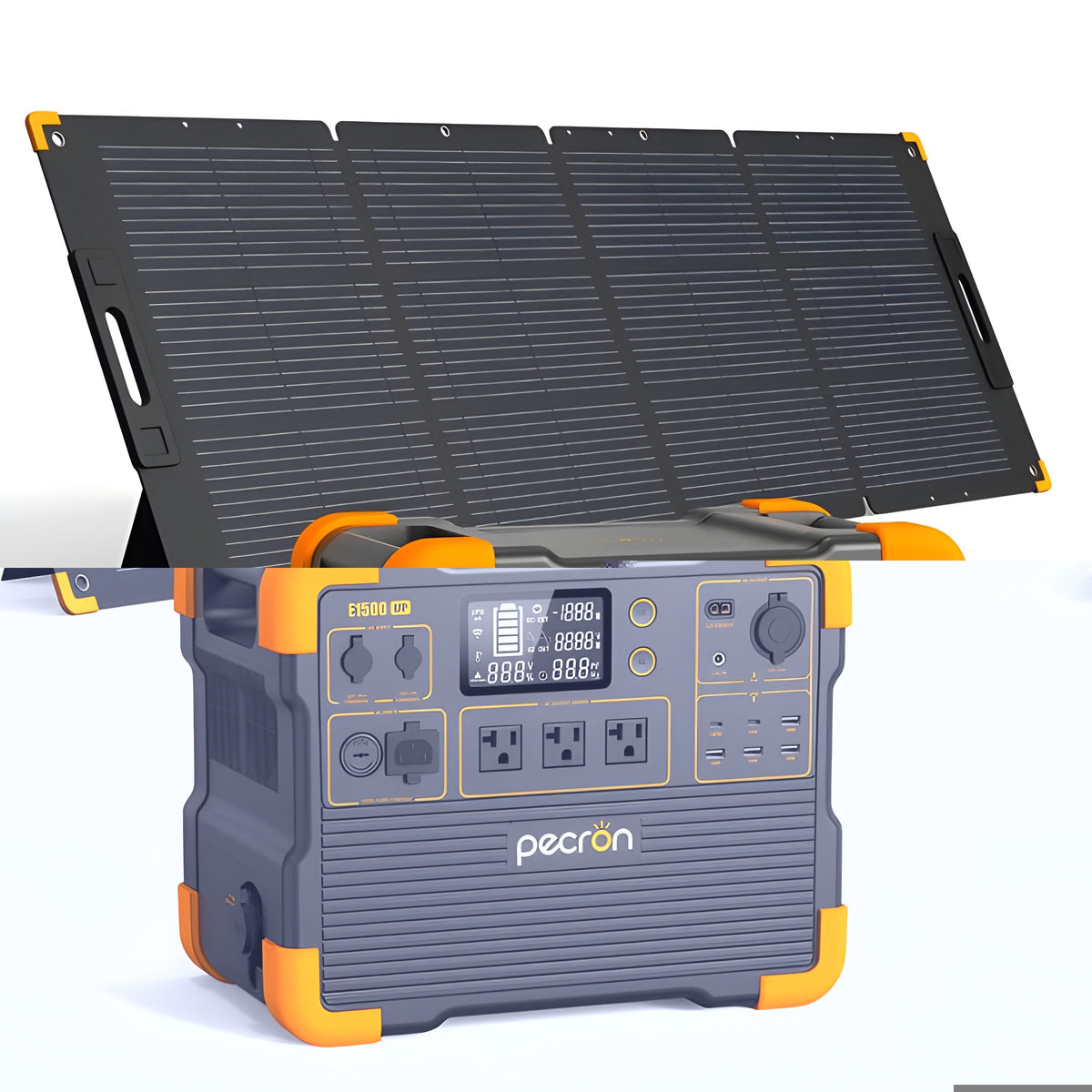 PECRON E1500LFP Solar Generator Kit - E1500LFP