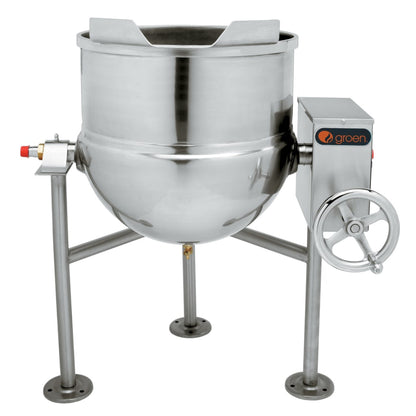 Globe  Groen Direct Steam 80-Gallon Kettle/Cooker Mixer - 1.7 kW - GRDL80TA3