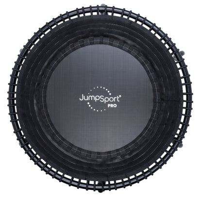 Disc-O-Bed JumpSport 350 PRO Indoor Lightweight 39" Round Fitness Trampoline with 4 Videos - 168417