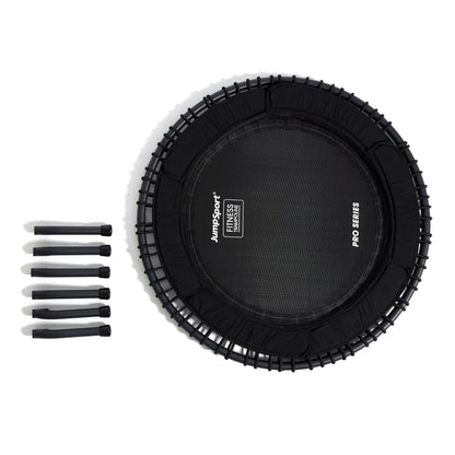 Disc-O-Bed JumpSport 570 PRO Indoor Durable Lightweight 44-Inch Fitness Trampoline, Black - 168420