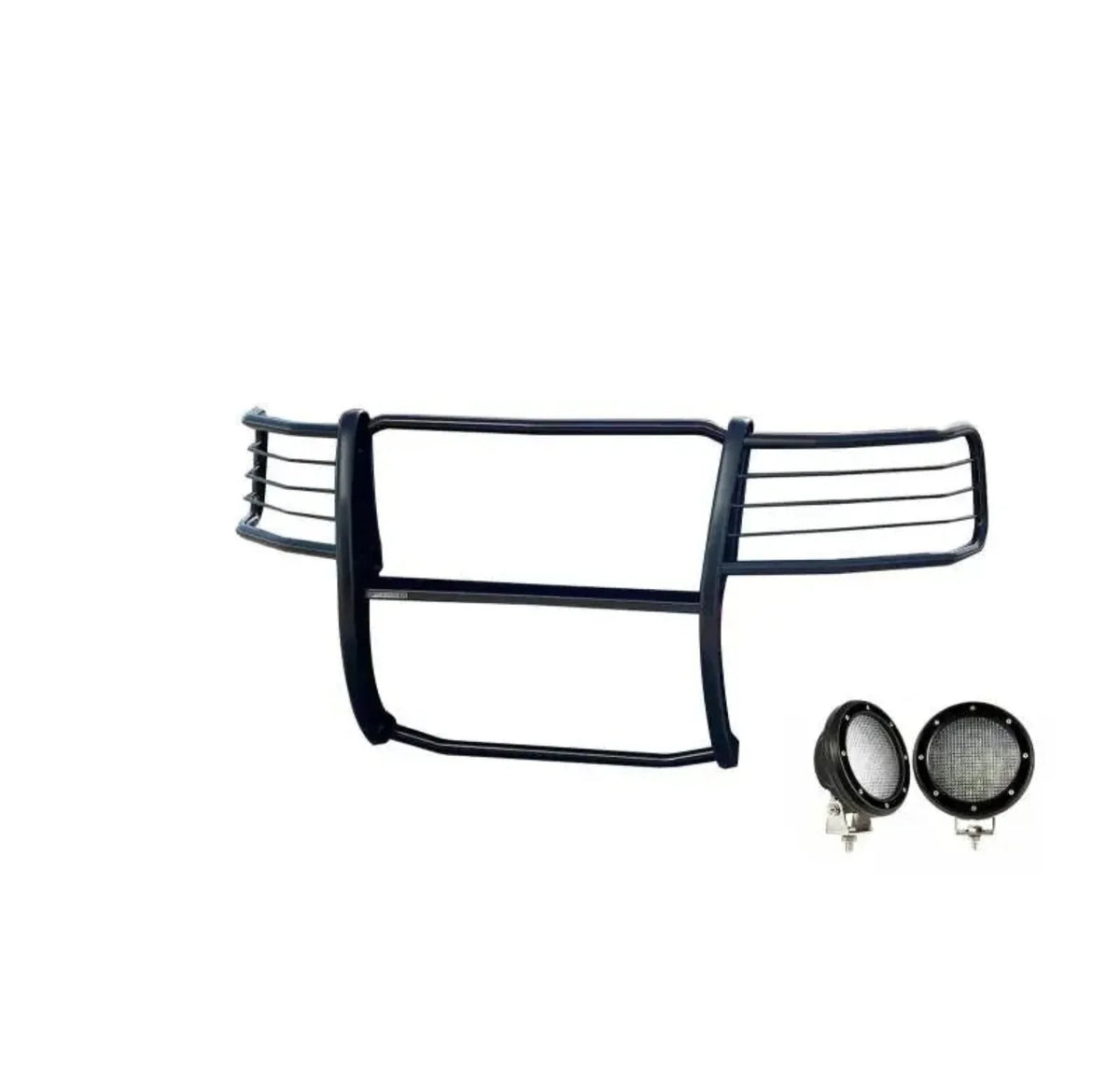 Black Horse 17FP28MA-PLFB Grille Guard Kit - BLK17FP28MAFB