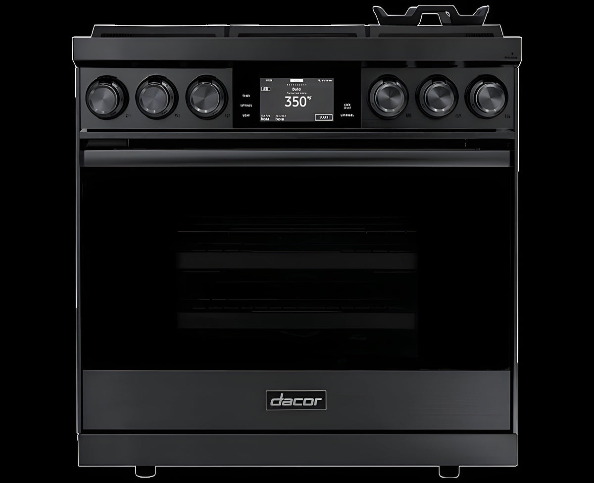 DACOR 36" Range, Graphite Stainless Steel, Liquid Propane - DOP36M86DPM-KT