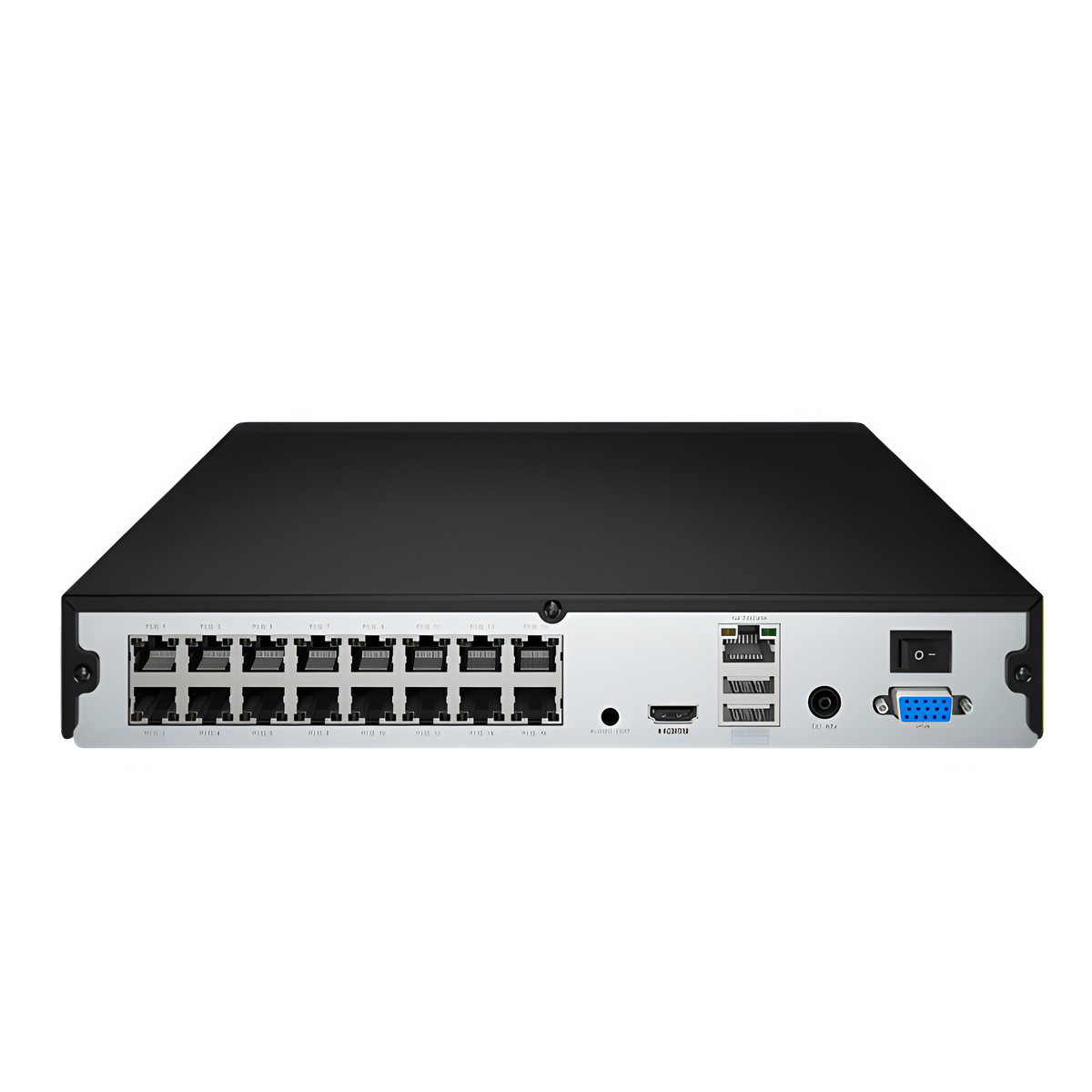 Zosi C225 4K 16 Channel 8-Cam PoE NVR System + 4TB Hard Drive - C225 4K 16