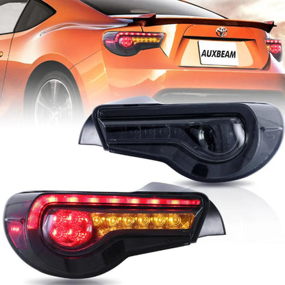 Auxbeam LED Tail Lights Assembly With Sequential Turn Signal For 2012-2021 FR-S/BRZ/GT86 1th Gen (ZN6/ZC6) - ZC000173