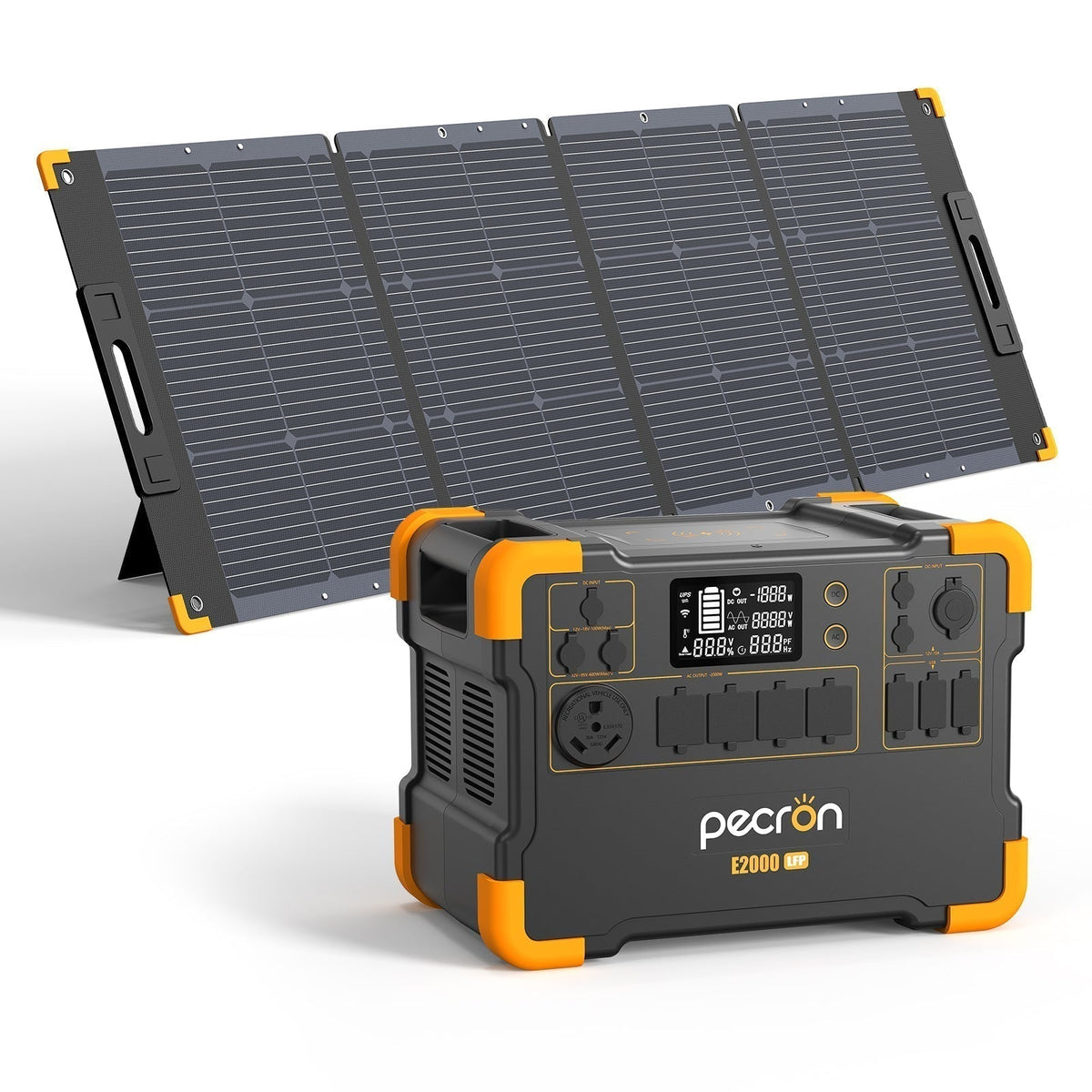 PECRON E2000LFP Expandable Portable Power Station 2000W 1920Wh - E2000LFP