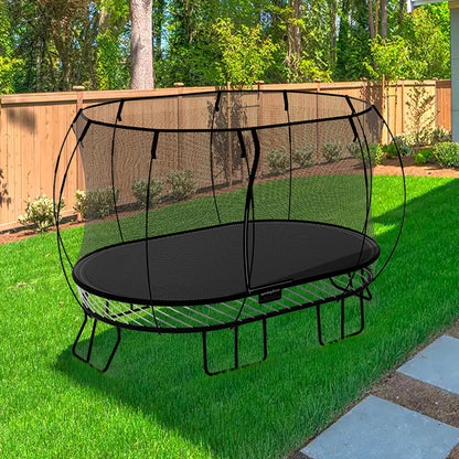 Springfree Trampoline Kids Outdoor Large Oval 8 x 13' Trampoline with Enclosure - 212963