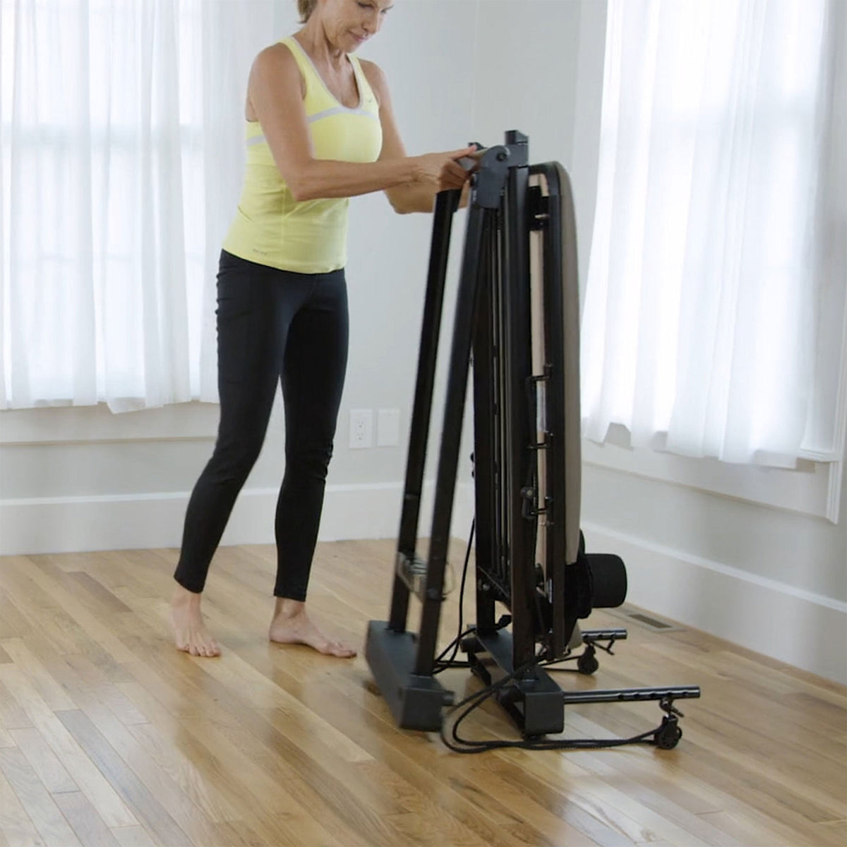 Stamina AeroPilates Reformer Whole Body Resistance Pilates Workout Board Machine - 249425
