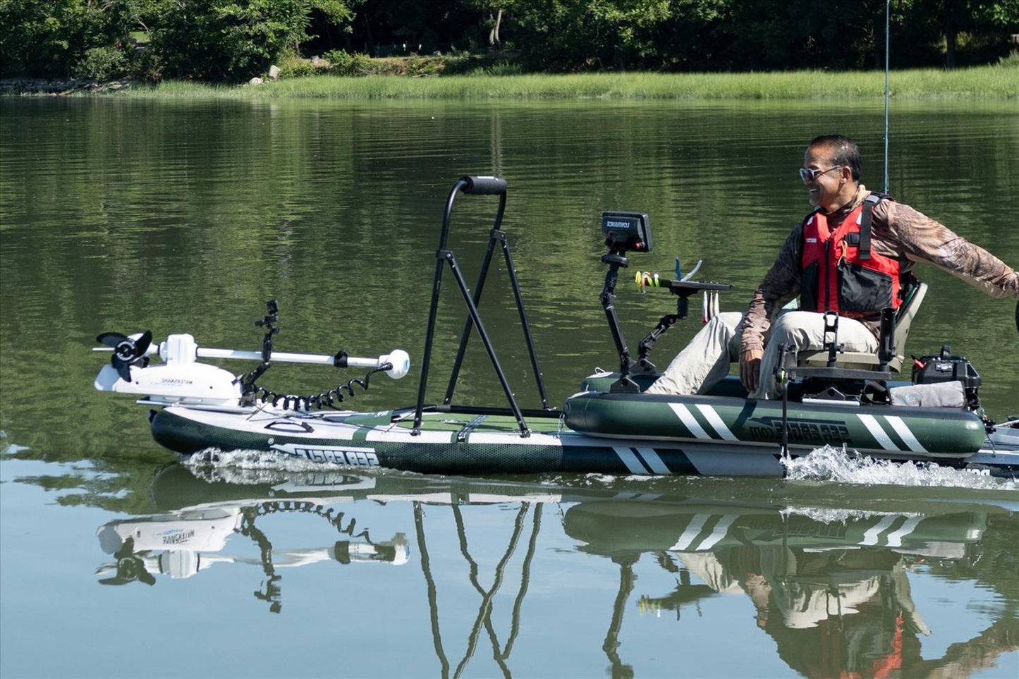 Sea Eagle FS1210K_ST 12'10" FishSUP 1210 Inflatable Fishing Stand-Up Paddleboard Start Up Package New - FS1210K_ST