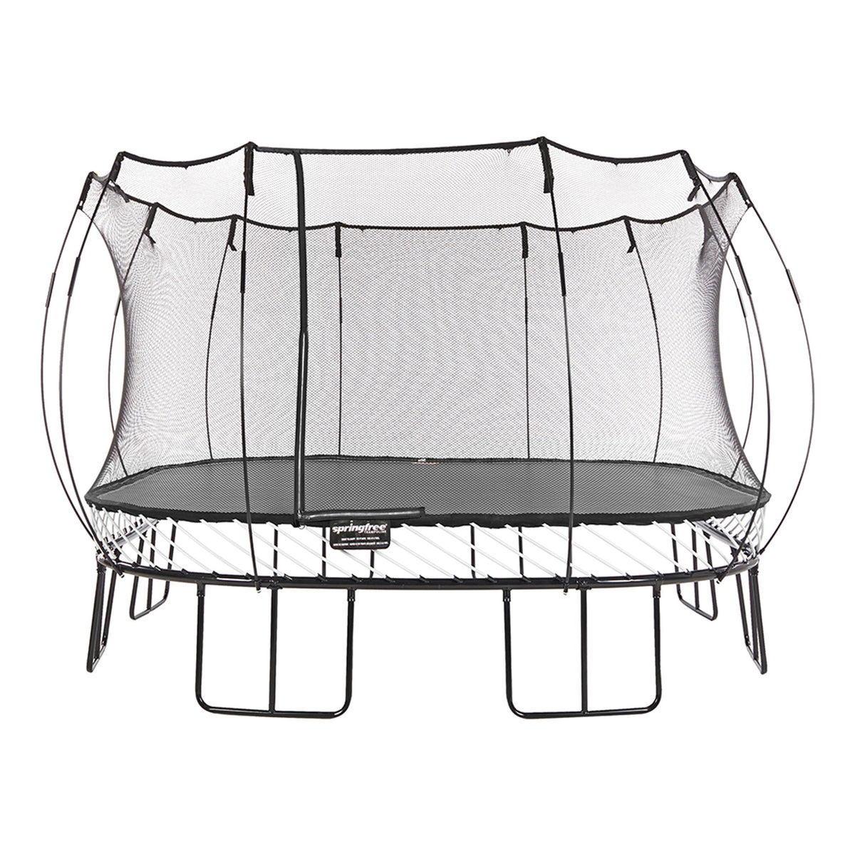Springfree Trampoline Kids Square 13 Ft Trampoline & FlexrStep V2 Safety Ladder - 299875