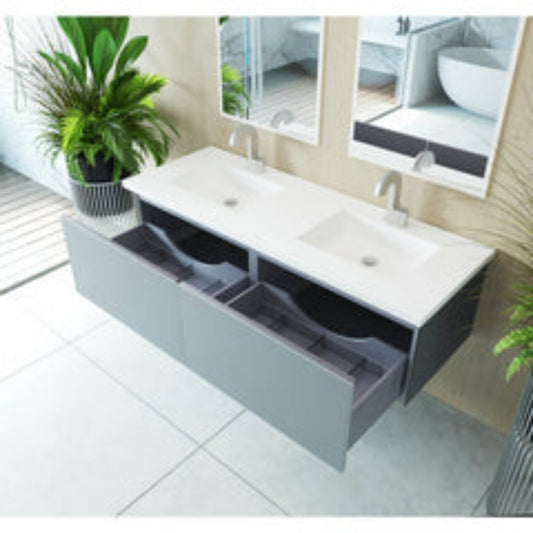 Laviva Vitri 72" Double Vanity - 313VTR-72DCW,