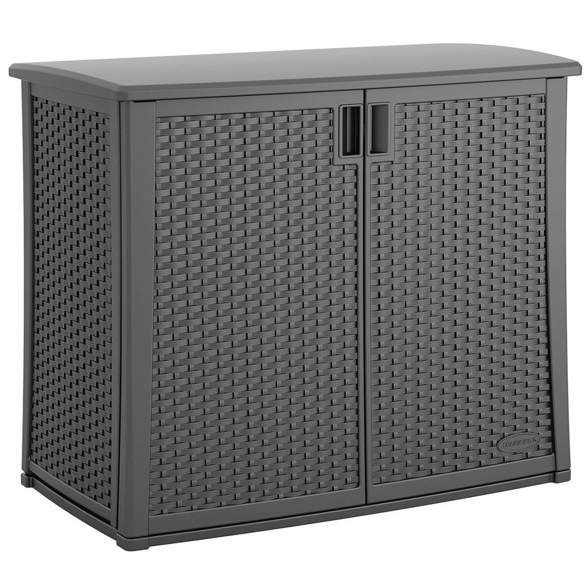 Suncast Lockable Outdoor Cabinet Deck Storage Box w/ Adjustable Shelf (3 Pack) - 320519