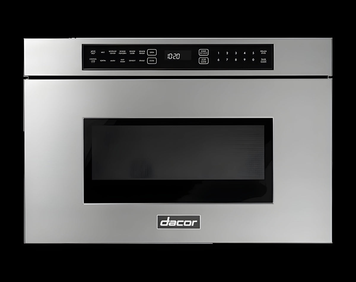 DACOR 24" Microwave-In-A-Drawer, Silver Stainless Steel - DMR24M977WS-KT