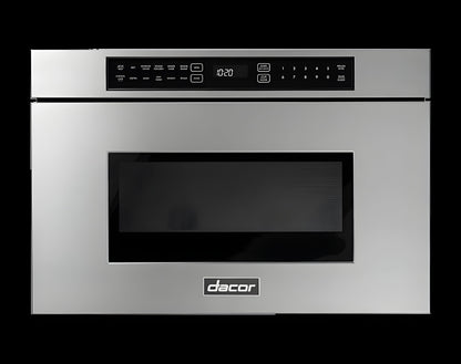 DACOR 24" Microwave-In-A-Drawer, Silver Stainless Steel - DMR24M977WS-KT