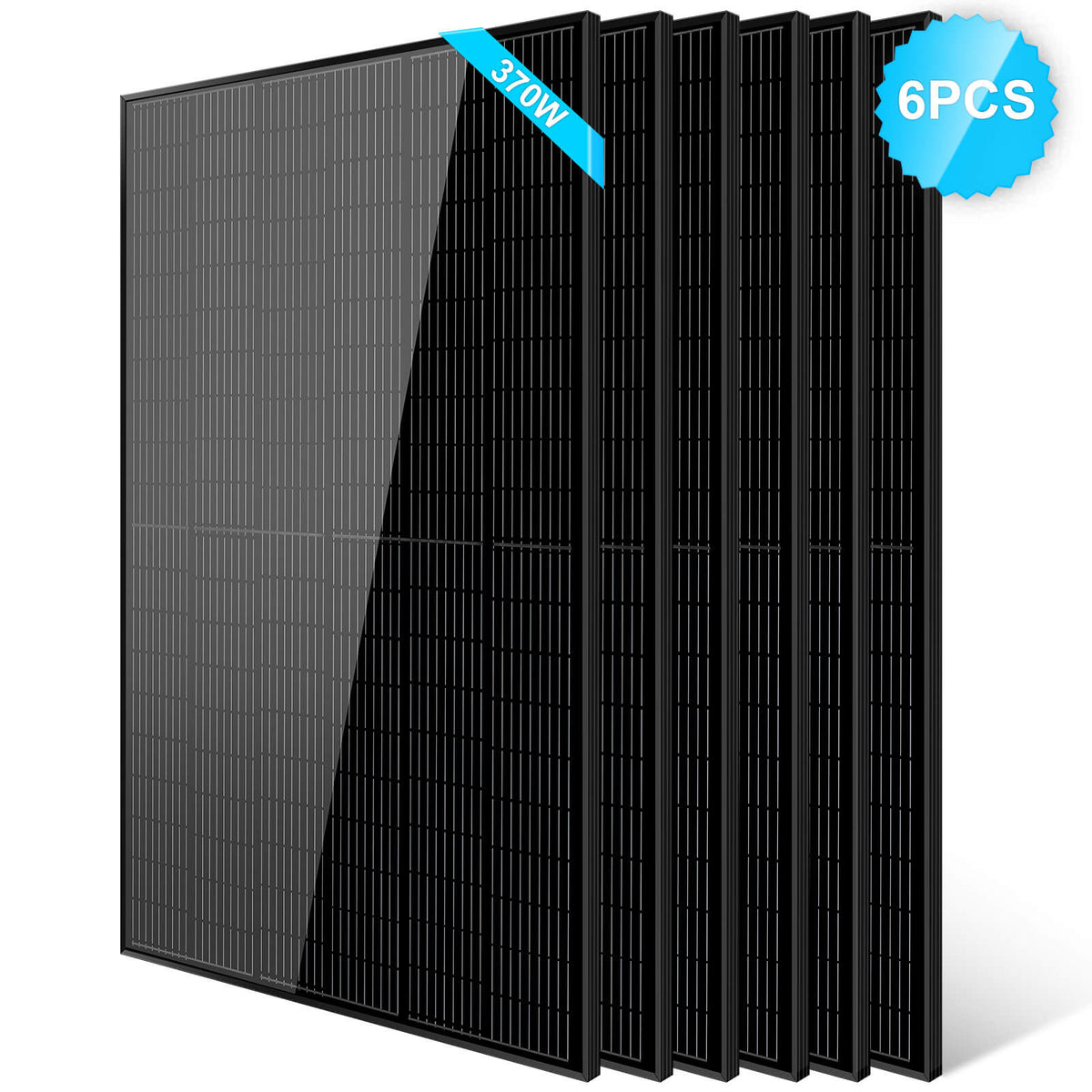 Sungold Power 370W Mono Black PERC Solar Panel UL 61730 - SG-370WMBx2