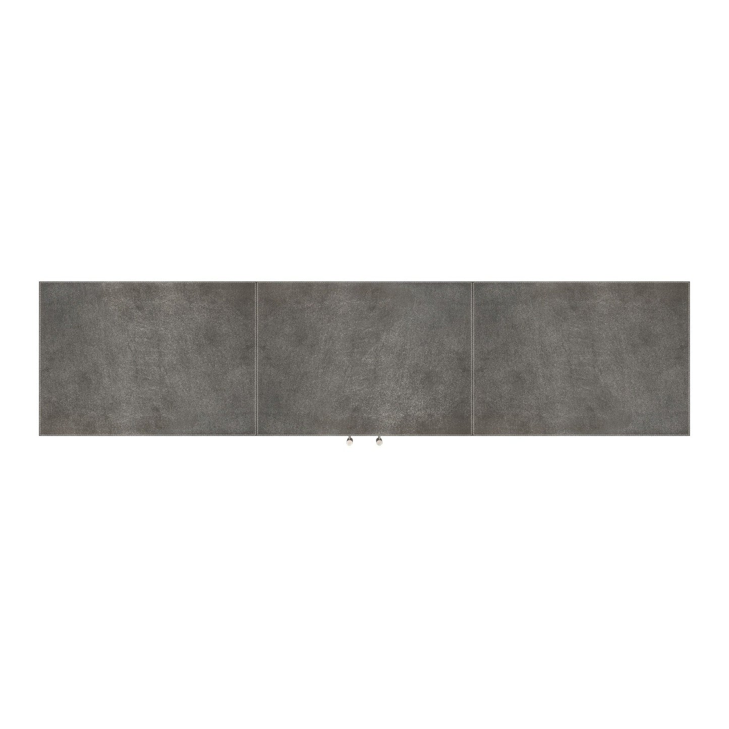 Butler Specialty Company Francois Silver Leather 70.5"" Buffet Sideboard, Silver  - 3736435