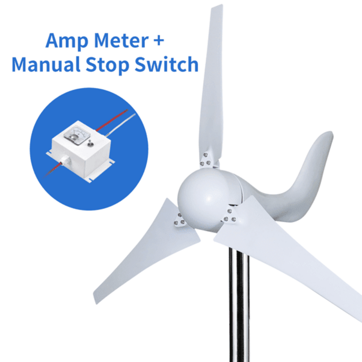 Automaxx Windmill 400W Home & Land Wind Turbine Generator Kit - DB0400ABBB
