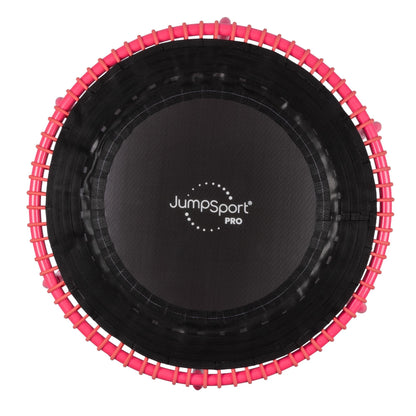 Disc-O-Bed JumpSport 350 PRO Fitness Trampoline, Cardio Workout Equipment, 39 Inch, Blossom - 415466