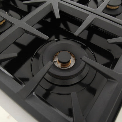 Kucht Professional 36" 5.2 cu. ft. Propane Gas Range in Olive Green with Silver Accents, KFX360/LP-G - KFX360/LP-G