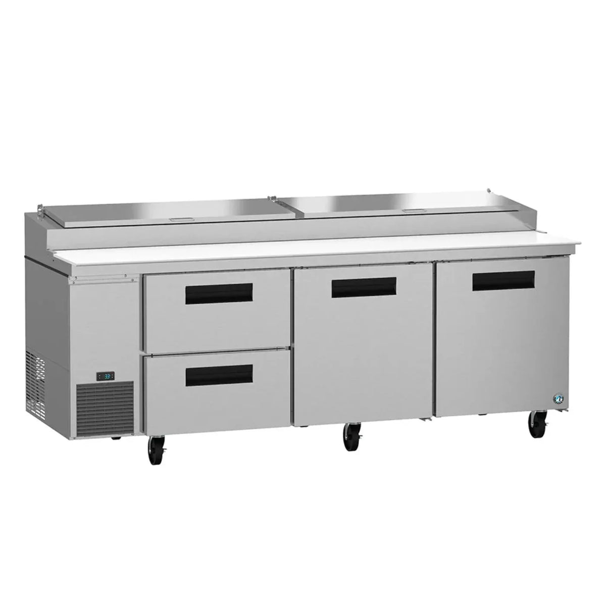 Hoshizaki  | 93" Wide 2 Drawer Pizza Prep Table - PR93A-D2