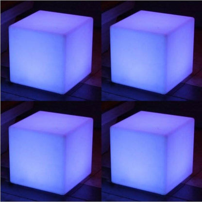 Main Access 16" Pool Spa Waterproof Color-Changing LED Light Cube Seat (4 Pack) - 45002