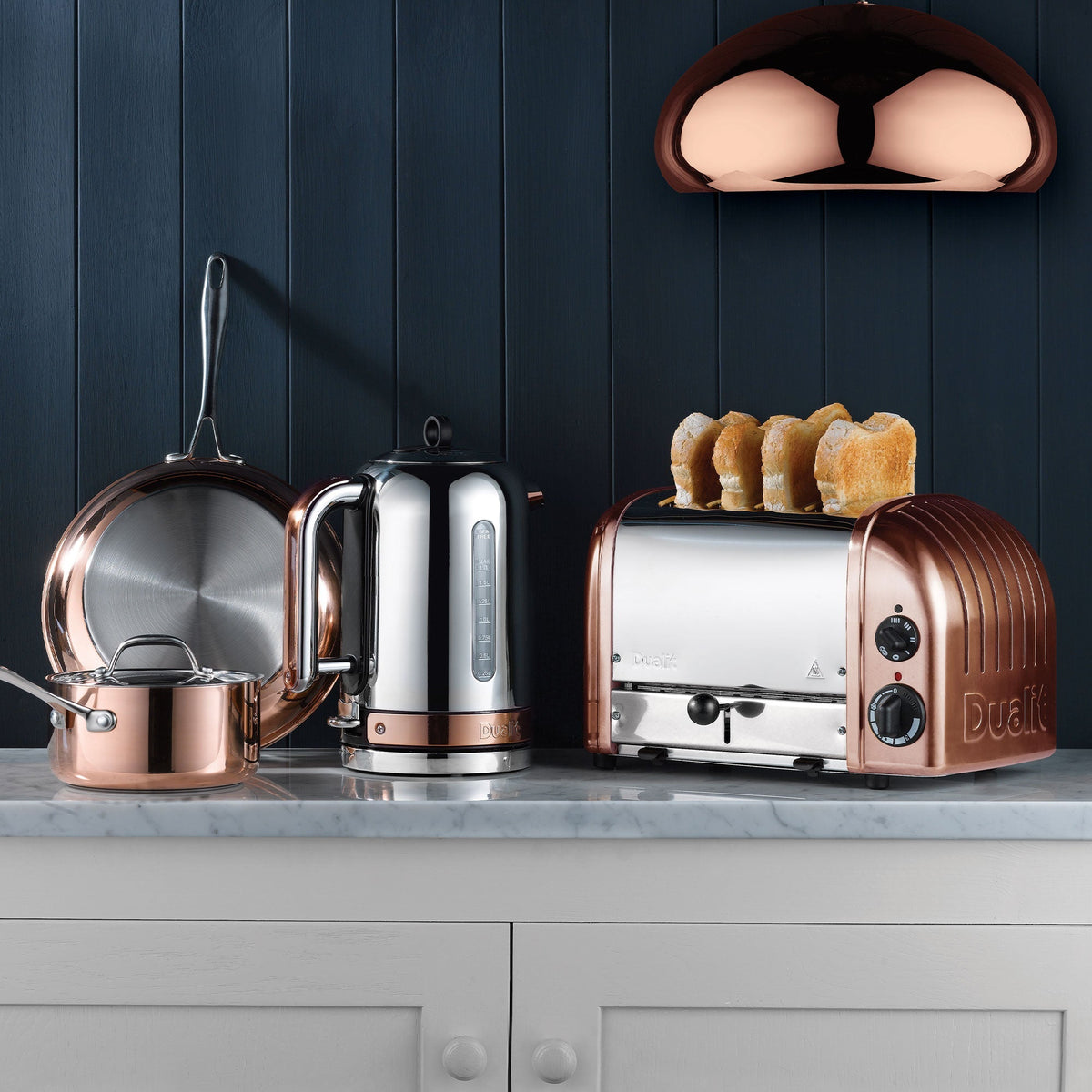 Dualit New Generation Classic 4-Slice Toaster in Copper - 47440