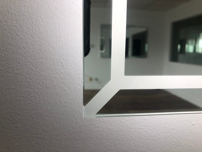 Paris Mirror 48" x 36" Rectangle Athena Dual Lighted Mirror 6000K - ATHEX48366000