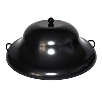 44" Black Hard Aluminum Fire Pit Cover - FPHC-44BL