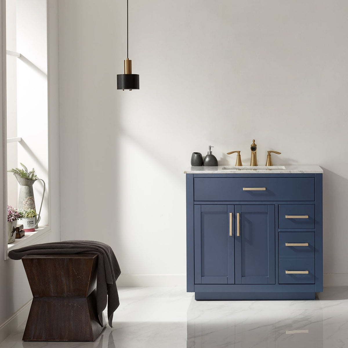 Altair Designs Ivy 36" Single Bathroom Vanity Cabinet Only  - 531036-CAB-RB-NM Price
