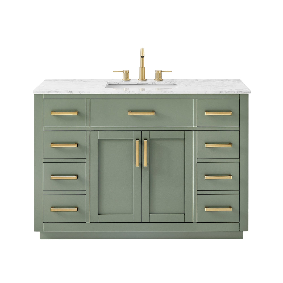 Altair Designs Ivy 30"/36"/48" single vanity with top - 531030-VG-CA-NM