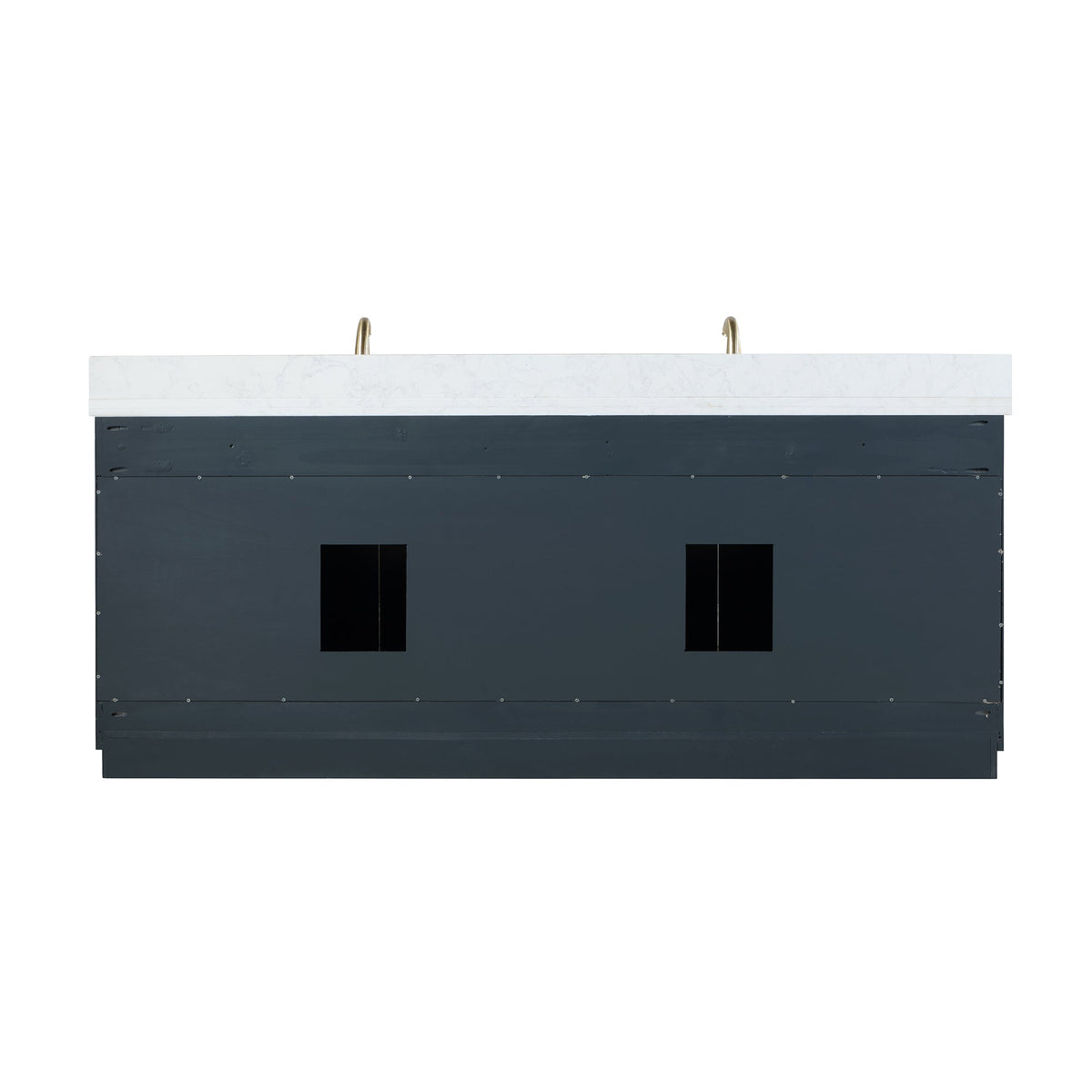 Altair Designs Gazsi 84" double vanity with top - 543084-BO-GW-NM