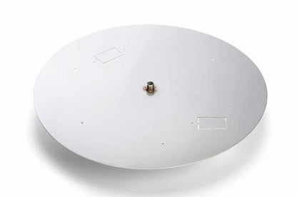 36" Stainless Steel Round Flat Burner Pan - 571-36