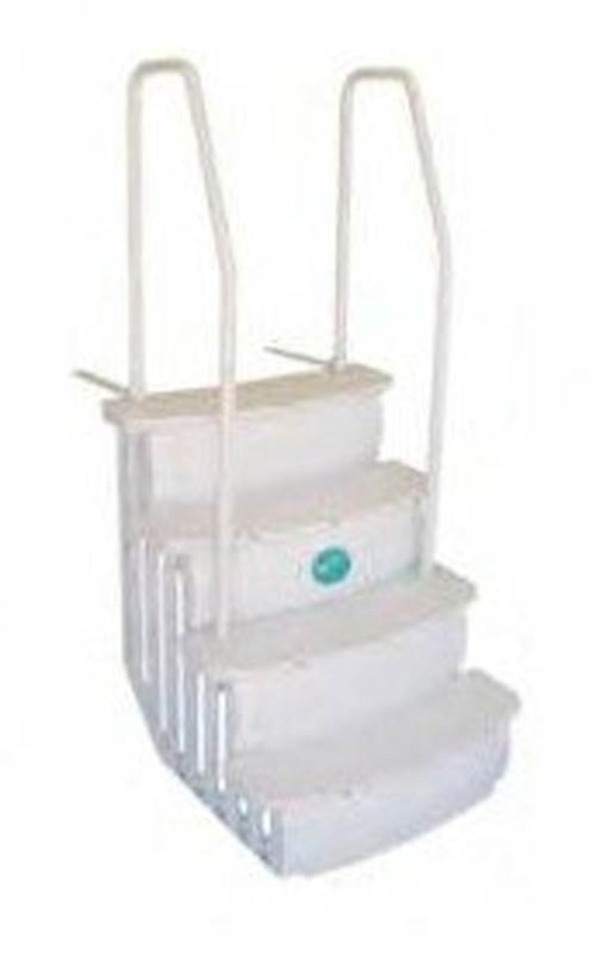 NEW Main Access iStep Above Ground Pool Entry Ladder w/ Mat Pad + 2 Sand Weights - 59342
