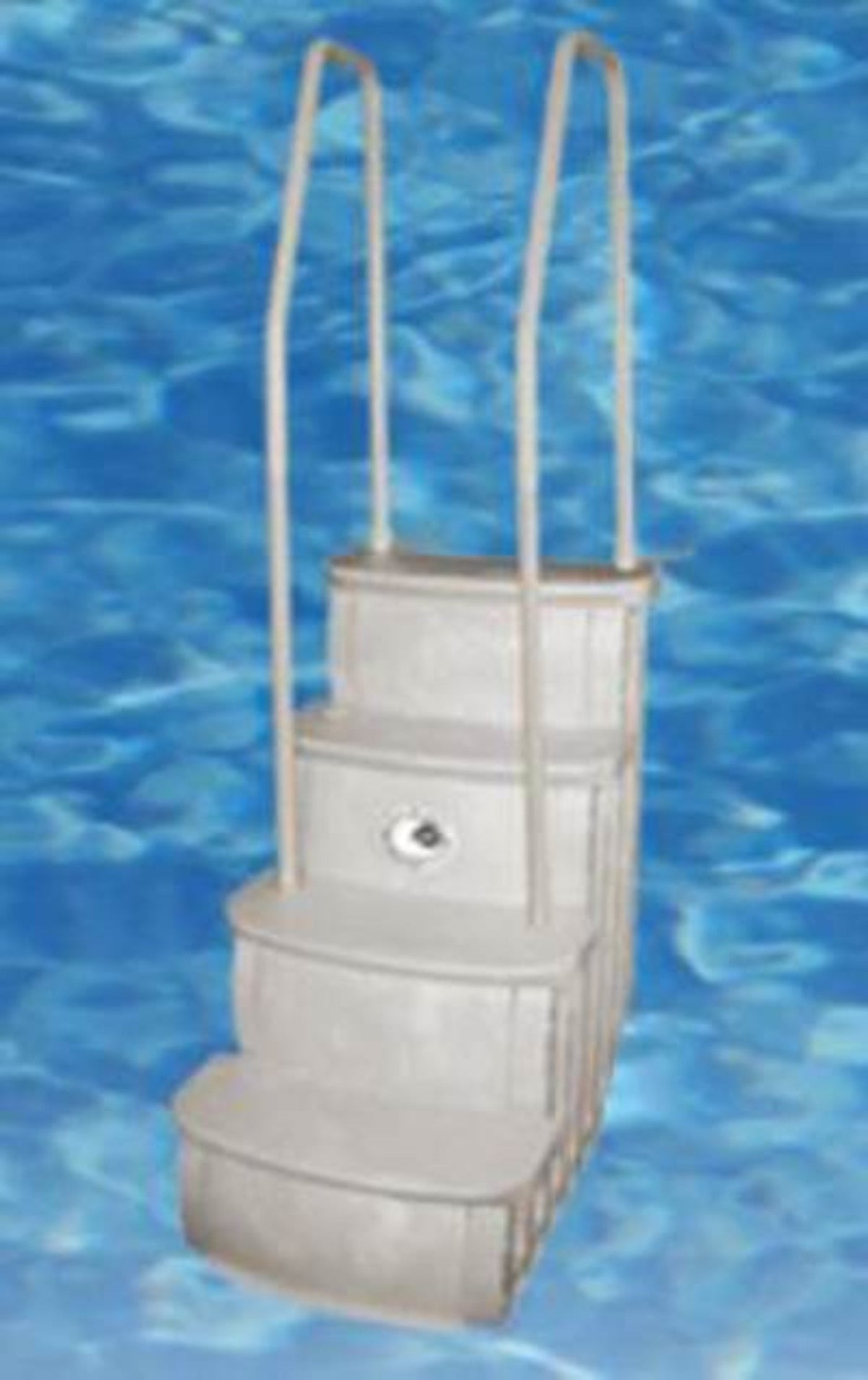 Main Access iStep Above Ground Pool Entry Ladder w/ Pad + 2 Weights + LED Light - 59348