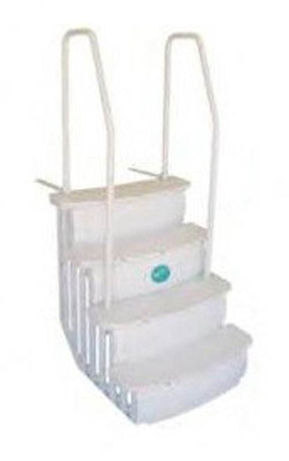 Main Access iStep Above Ground Pool Entry Ladder w/ Pad + 2 Weights + LED Light - 59348