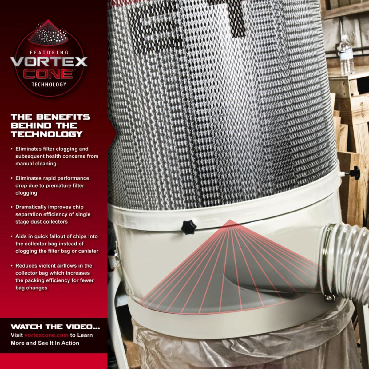 JET 2-Micron Canister Kit DC-1200VX-CK1 Dust Collector 2hp, 1PH, 230V - JT9-710702K