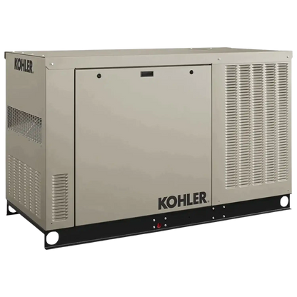 Kohler  24KW 120/240V Single Phase Standby Generator with Block Heater New - 24RCLA-QS50