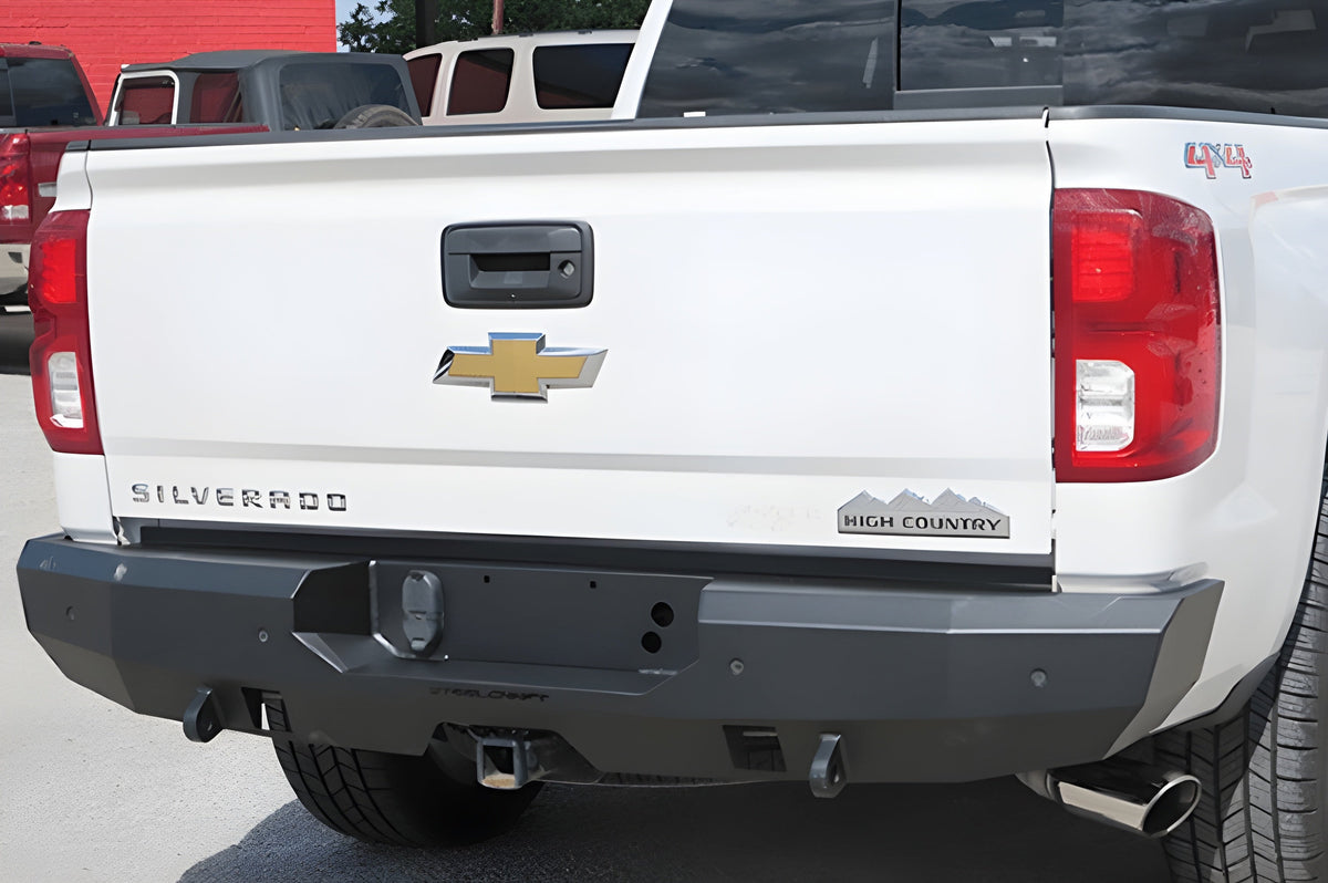 Steelcraft GMC Sierra 1500 2014-2018 Fortis Rear Bumper - 76-20420