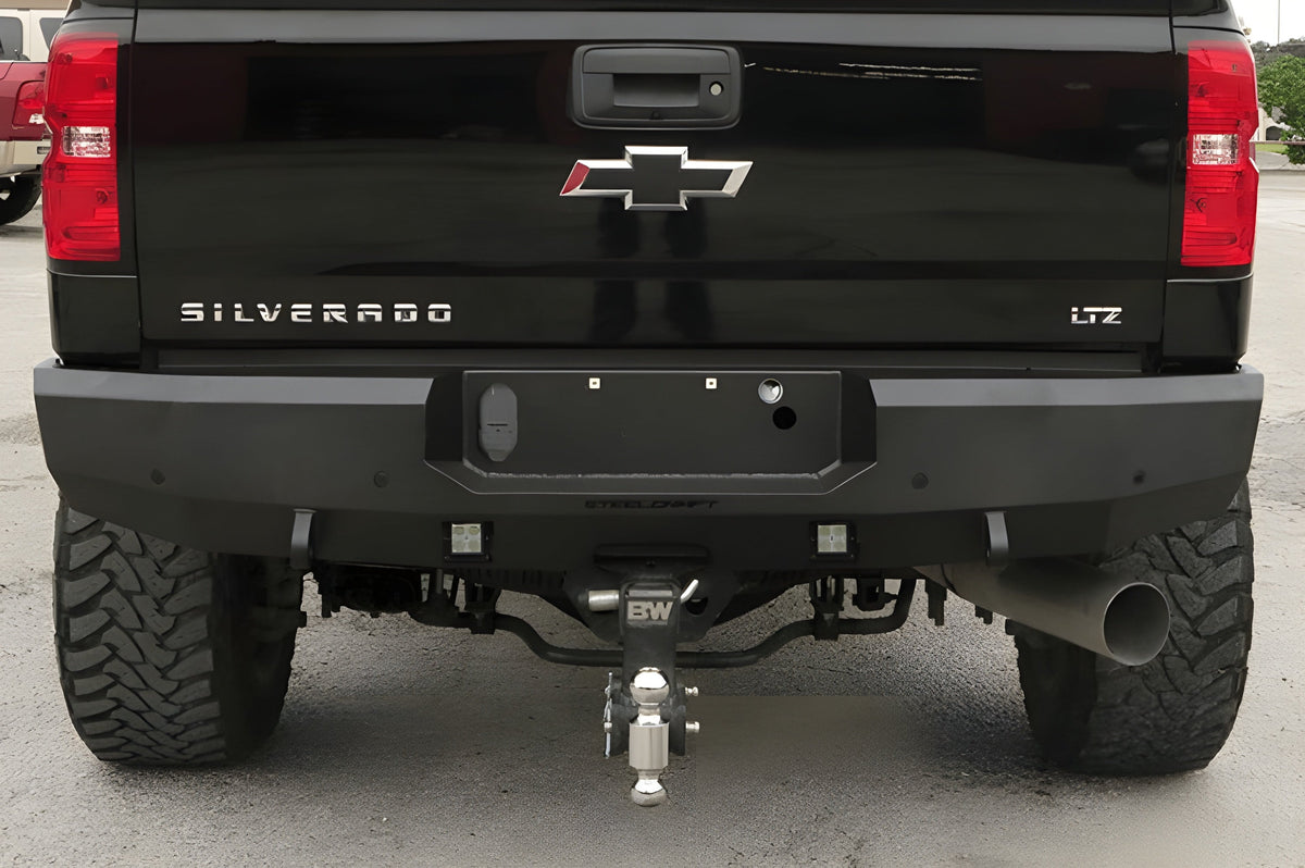 Steelcraft GMC Sierra 2500/3500 2011-2019 Fortis Rear Bumper - 76-20410