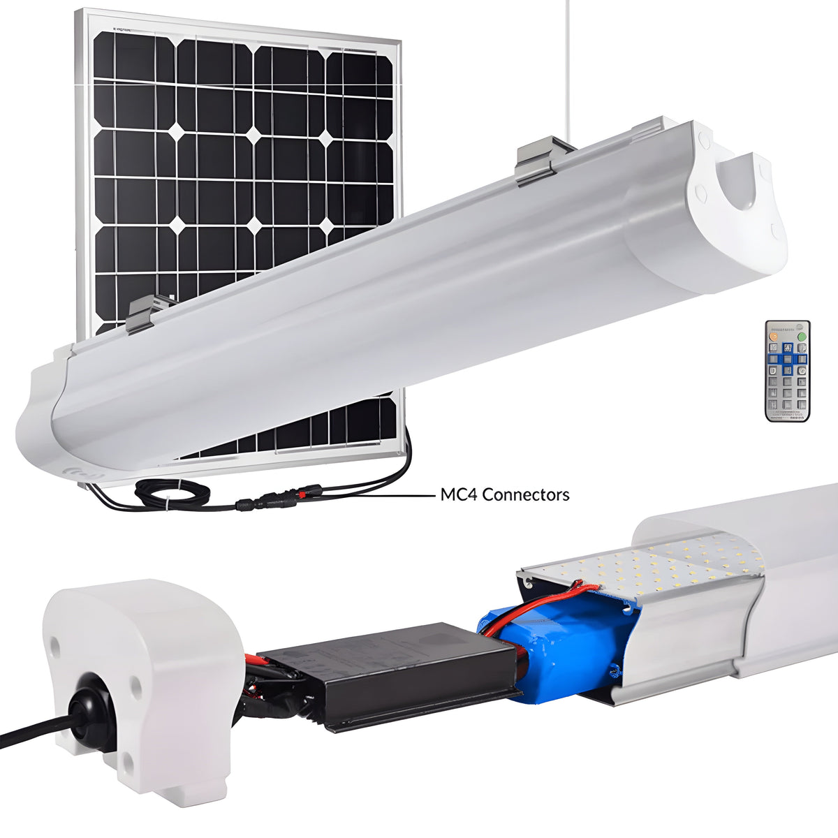 AVS Energy Solar Carport/Portable Light 18 Watt 2200 Lumens 5000K - AVS-SCL18W