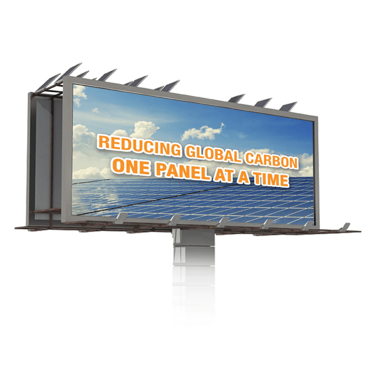 AVS Energy Solar Billboard Light 50 Watt 6200 Lumens 5000K Yoke/Pole Mount IP67  - AVS-SFL50W-Yoke