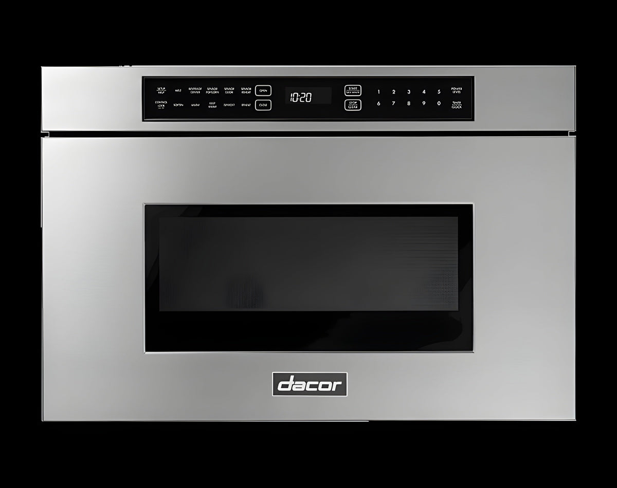 DACOR 24" Microwave-In-A-Drawer, Silver Stainless Steel - DMR24M977WS-KT