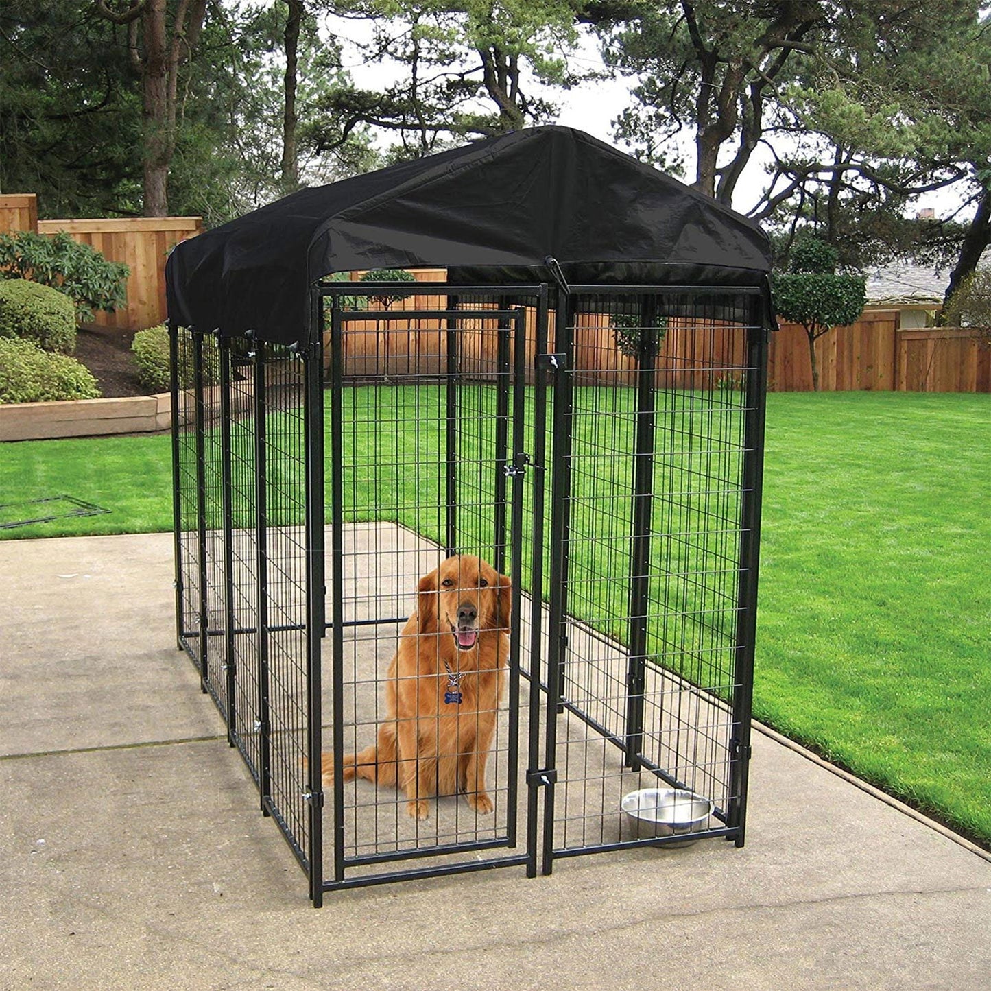 Lucky Dog Uptown Large Welded Kennel Heavy Duty Dog Cage  - 166336