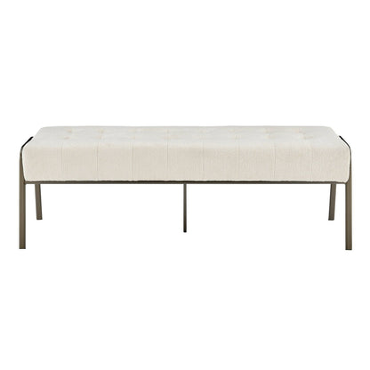 New Pacific Direct Venturi Fabric Tufted Bench -  9900081-567