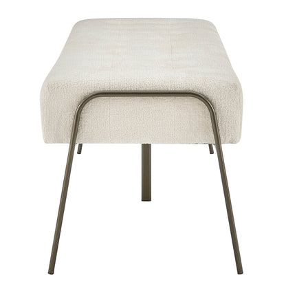 New Pacific Direct Venturi Fabric Tufted Bench -  9900081-567