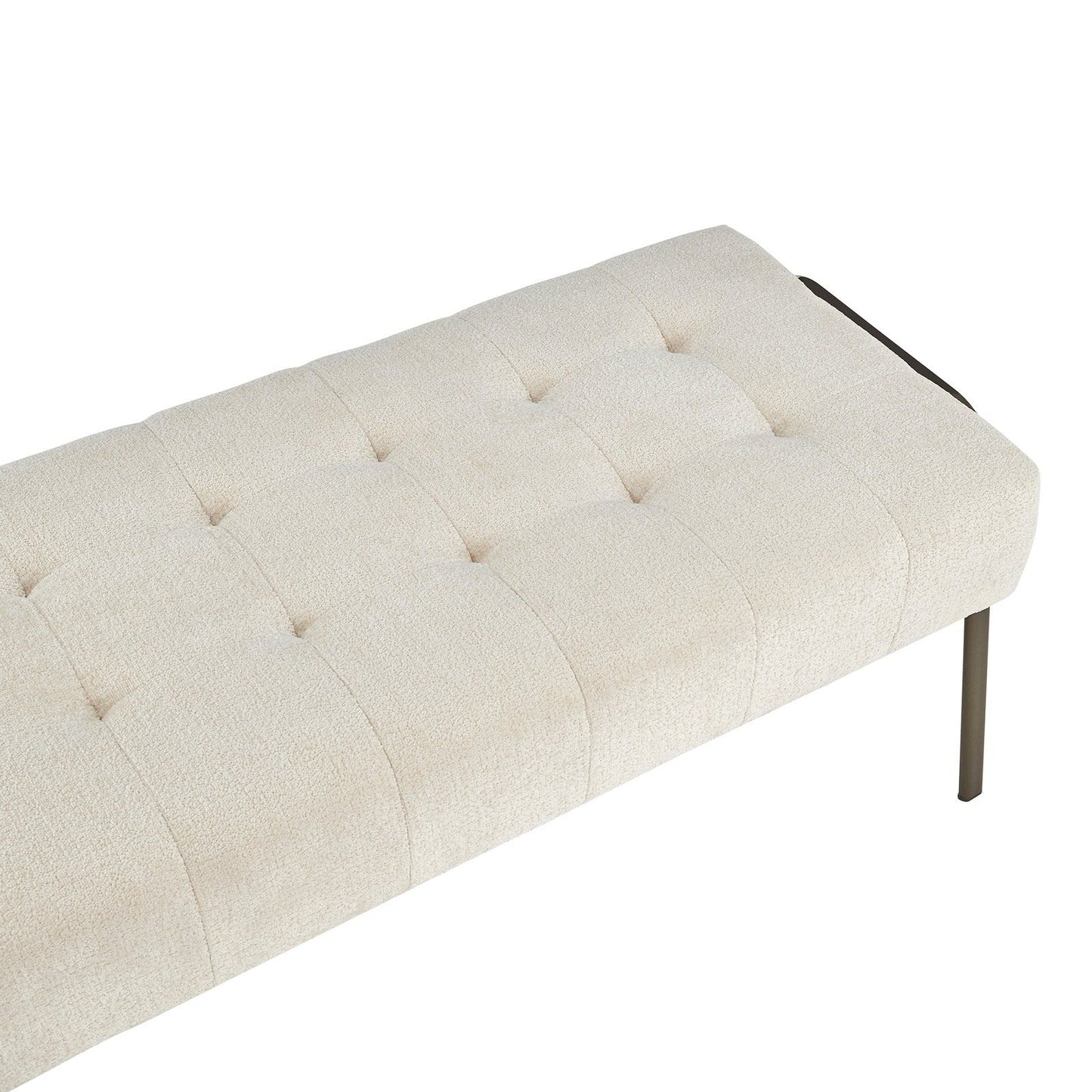 New Pacific Direct Venturi Fabric Tufted Bench -  9900081-567
