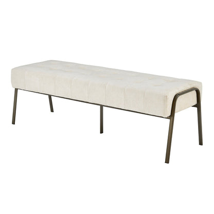 New Pacific Direct Venturi Fabric Tufted Bench -  9900081-567
