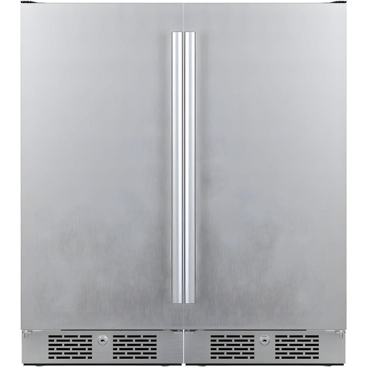 Avallon 30 Inch Wide 6.7 Cu. Ft. Built-In or Free Standing Side by Side Dual Compact Refrigerator - AFR152SSDUAL