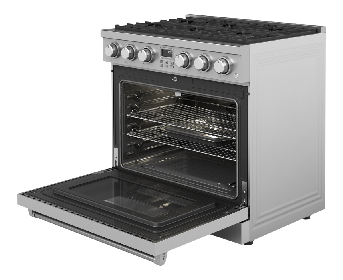 THOR Kitchen 36-Inch Gas Range - Contemporary Professional - ARG36