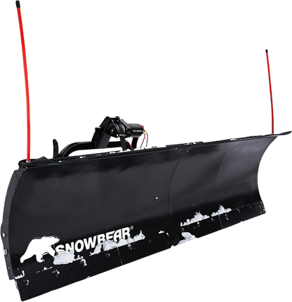 SnowBear AVAL8219 82" x 19" Universal SUV/Truck Mount T-Frame Snow Plow Kit with Winch and Wireless Remote New - AVAL8219