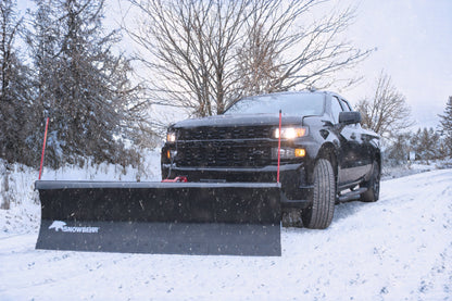 SnowBear AVAL8422 84" x 22" Universal SUV/Truck Mount T-Frame Snow Plow Kit with Winch and Wireless Remote New  - AVAL8422